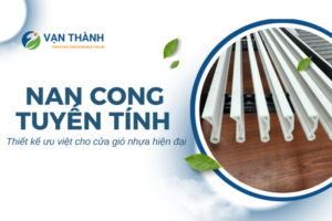 Thiết kế nan cong tuyến tính – Điểm nhấn thẩm mỹ mới của cửa gió nhựa hiện đại
